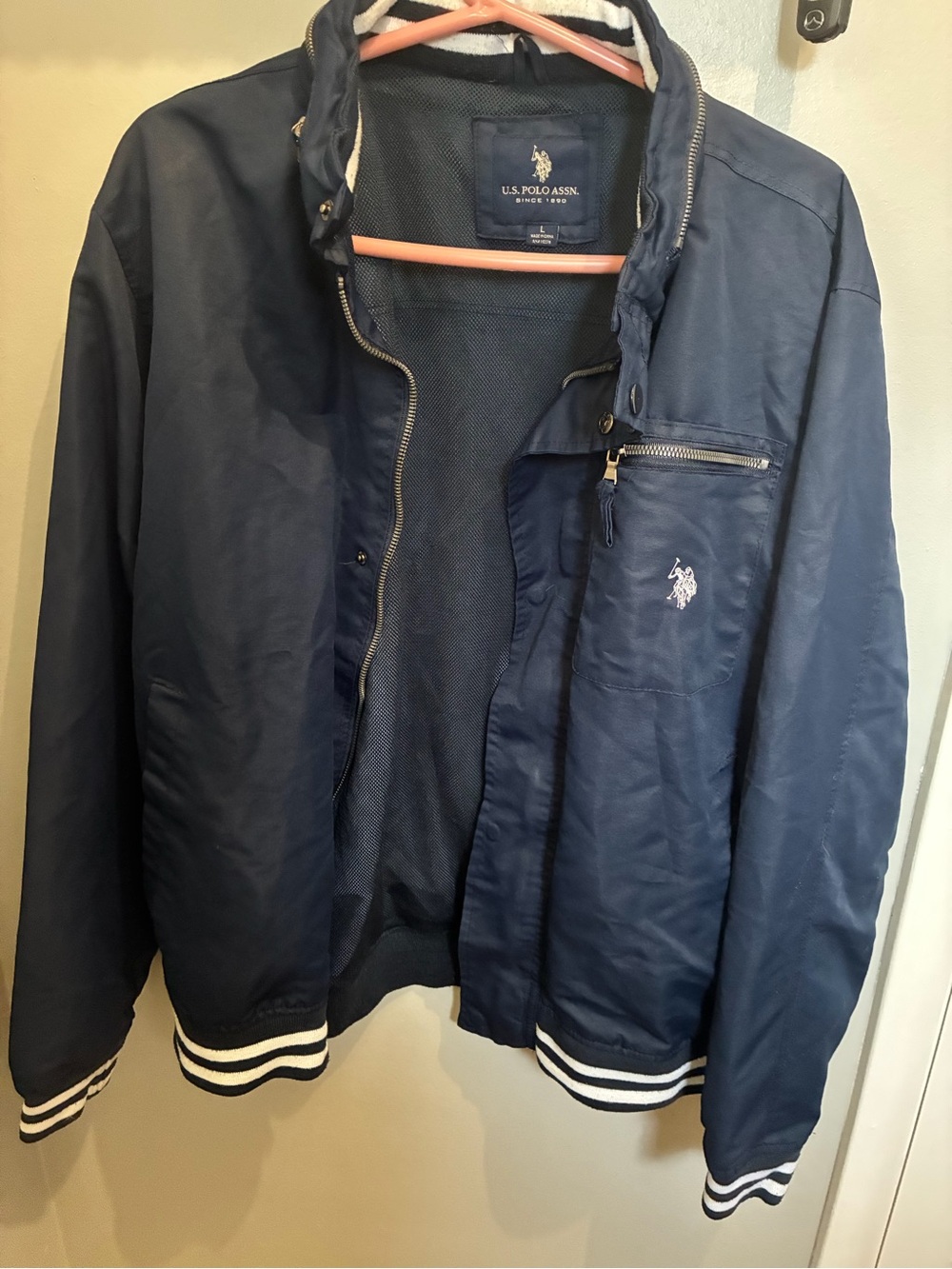 U.S. Polo Assn. Navy Blue Yacht Jacket
